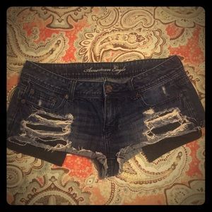 Denim shorts